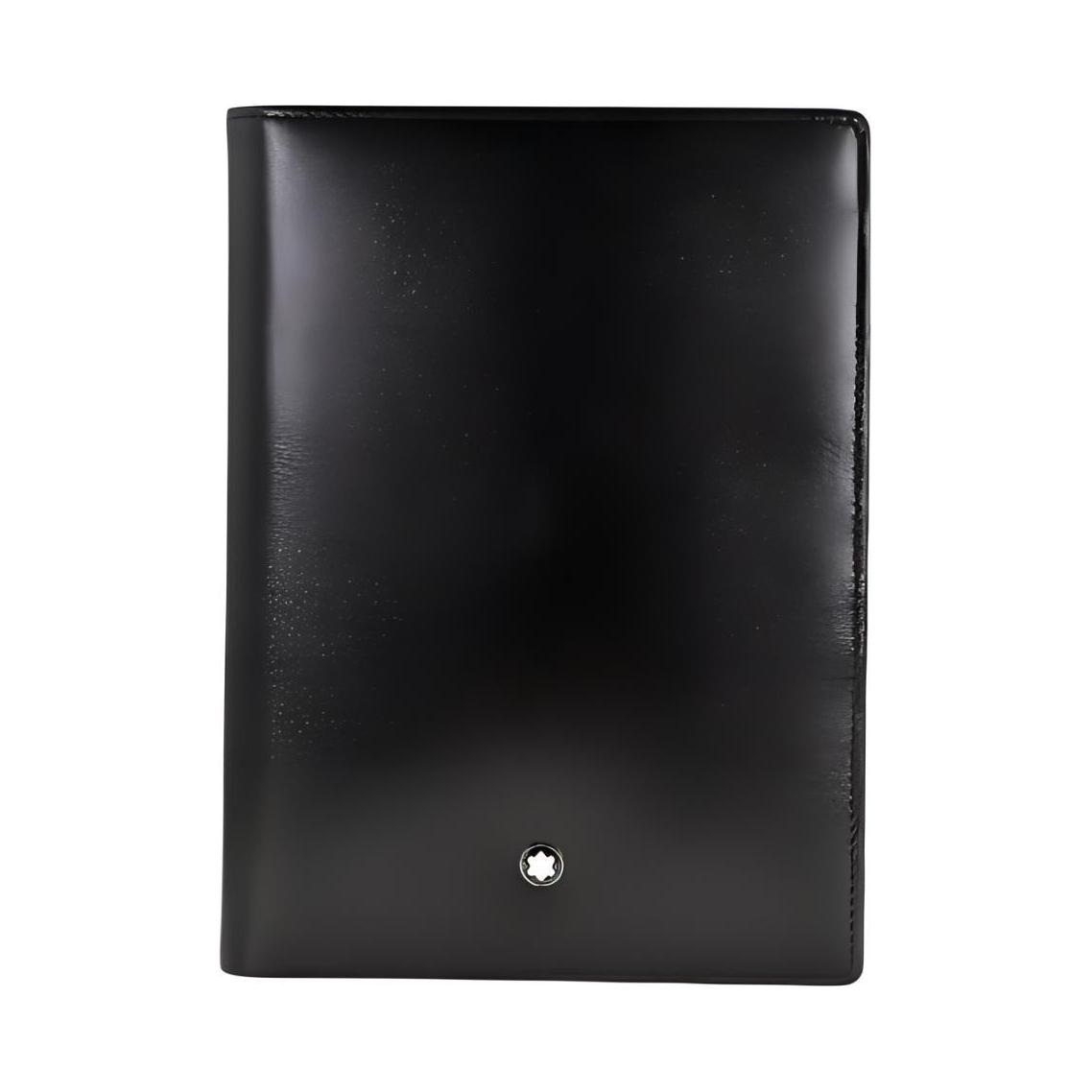 

Montblanc Meisterstück Series Logo 7 Card Slot Wallet With Bill Compartment Smooth Leather Men Wallet Black MB14094 Gift Set(Basic Set+Box+Shopping Bag)