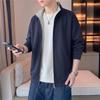 Stand Collar Cardigan Casual Sweatshirt Men's Jacket Coat Tops Men