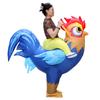 In 2025, the New Best-selling Colorful Rooster Character Costume for Halloween, Funny Stage Performance Costumes, Company Team-b