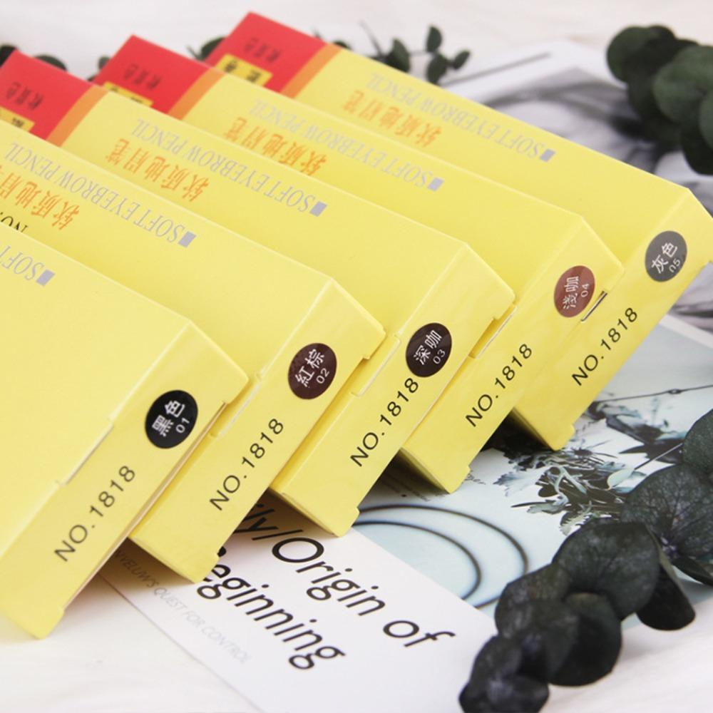 818 Waterproof and Sweat-proof Eyebrow Pencil, Roll Paper Pull Pencil, Tear Eyebrow Pencil Makeup