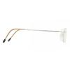 Rimless Rectangle Silver Smartbuy Collection Bethanana Ttgv01 003 Fashion Unisex Eyeglasses