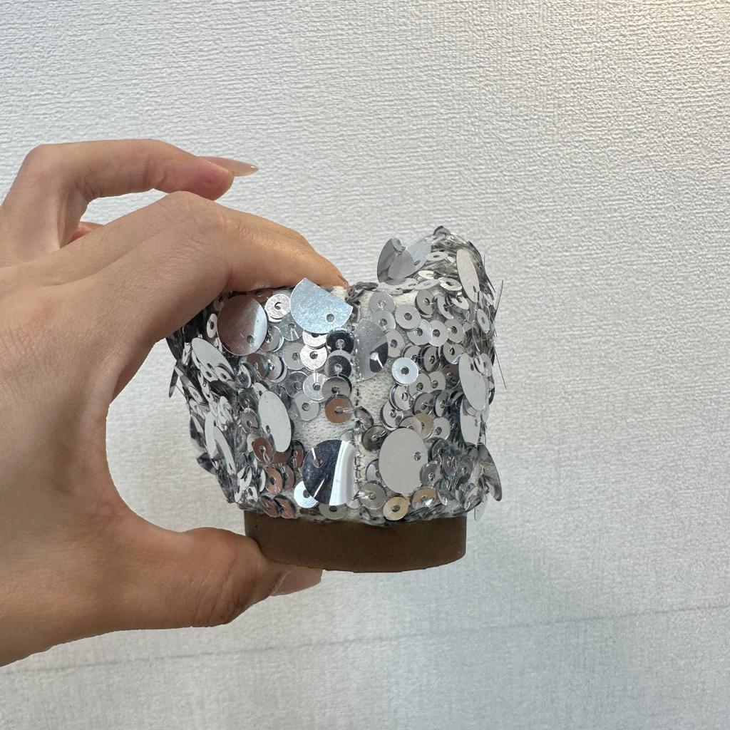 Sheepskin Version, Silver Sparkling Sequins, Small Inner Height Increase Single Shoes, Women's New Pointed End, Evening Breeze Gentle Flats