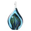 Fujiei Glass Interior Object, Mixed Blue, Large, GO-016, Glass Figurine, Ornament, Paperweight, Drop Pattern