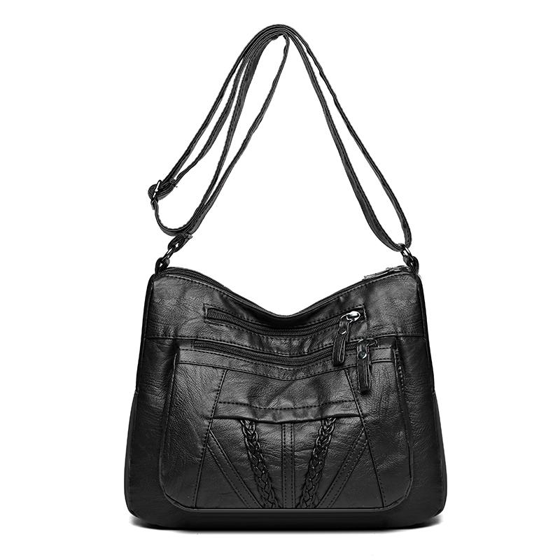 Mother Bag taška přes rameno Velkokapacitní crossbody taška pro tašku na mobilní telefon středního věku Vícekapsová taška