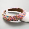Resin Wide-brimmed Headband Candy-colored Sponge Headband WOMEN'S Fashion Hair Accessories