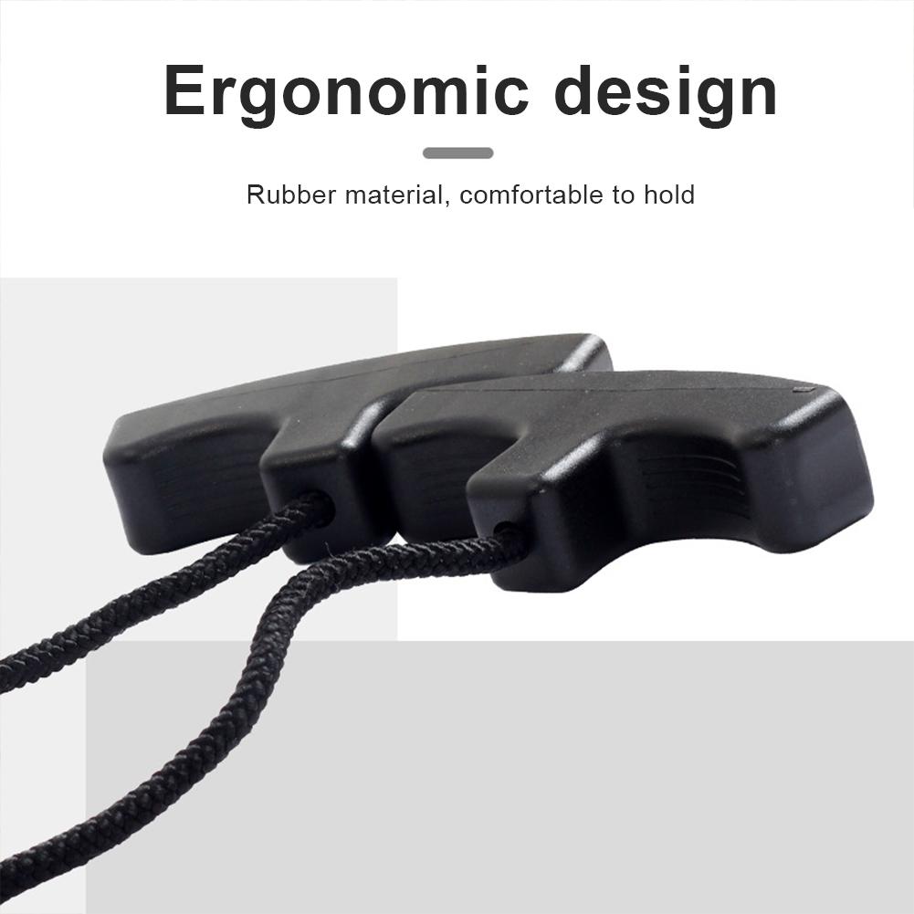 Crossbows Cocking Device Double Handle Strings Cocking Tool Ergonomic Handle Braided Rope Crossbows Cocker Hunting Accessories