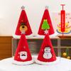 Santa Deer Claus Snowman Christmas Tree Red House Gloves Plush Dolls Toy
