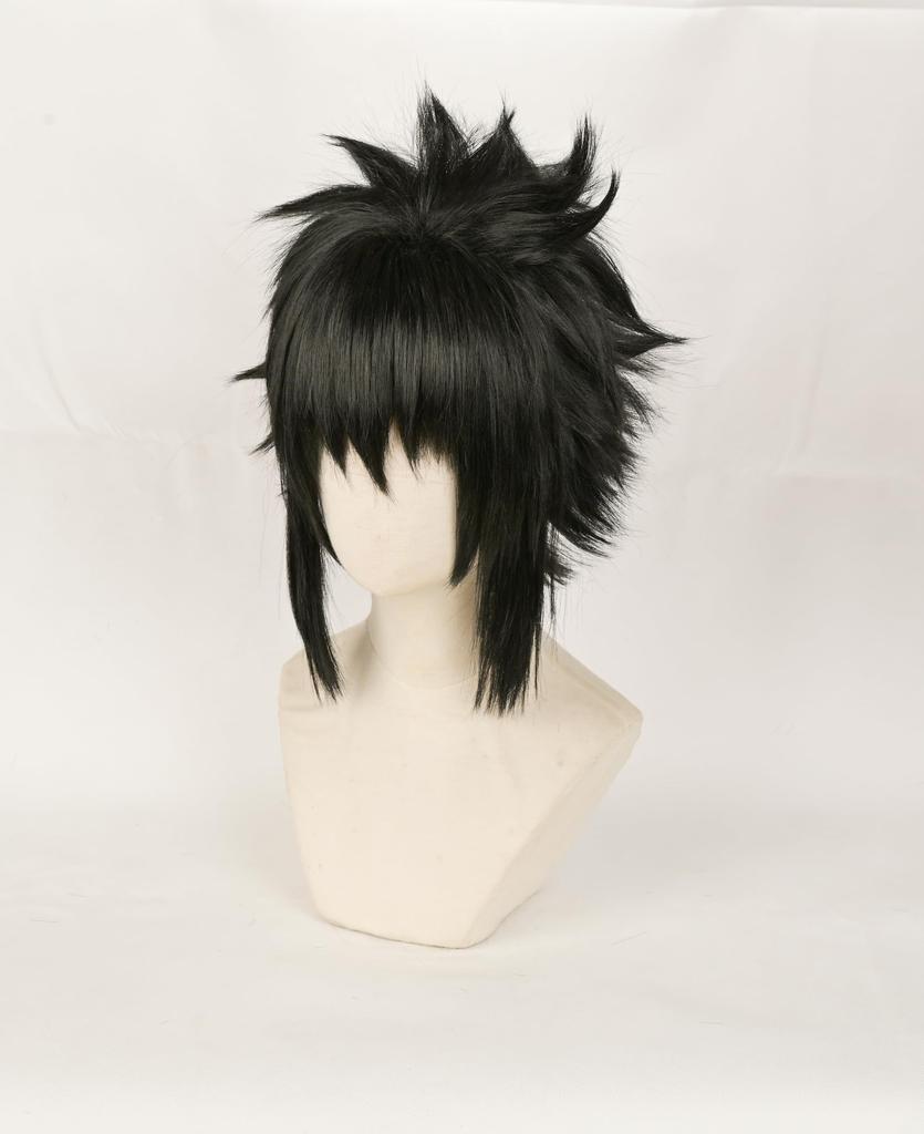 SUNXXCOS Naruto Cosplay Wig, Heat-Resistant, Costume Accessory (Uchiha Sasuke)