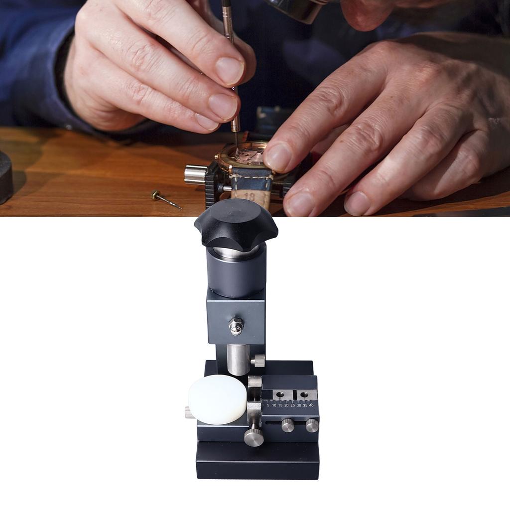 Watch Strap Punch Machine Prevent Slip Steel Strap Puncher with 12pcs Punch Head for Watchmaker