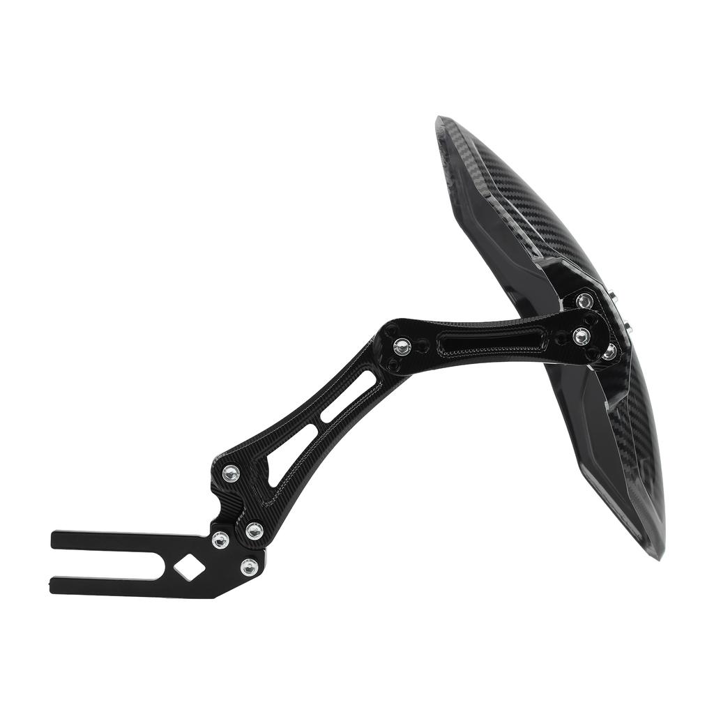 Motorcycle Mudguard Imitation Carbon Fiber Adjustable Wheel Fender For Yamaha Honda Suzuki Scooter Enduro Universal Accessories