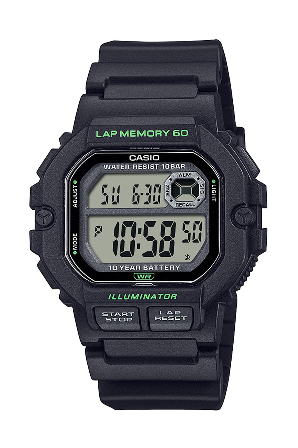 

Casio WS-1400H-1AJF Men s Watch, Black, Casio Collection [Official Japanese Product]