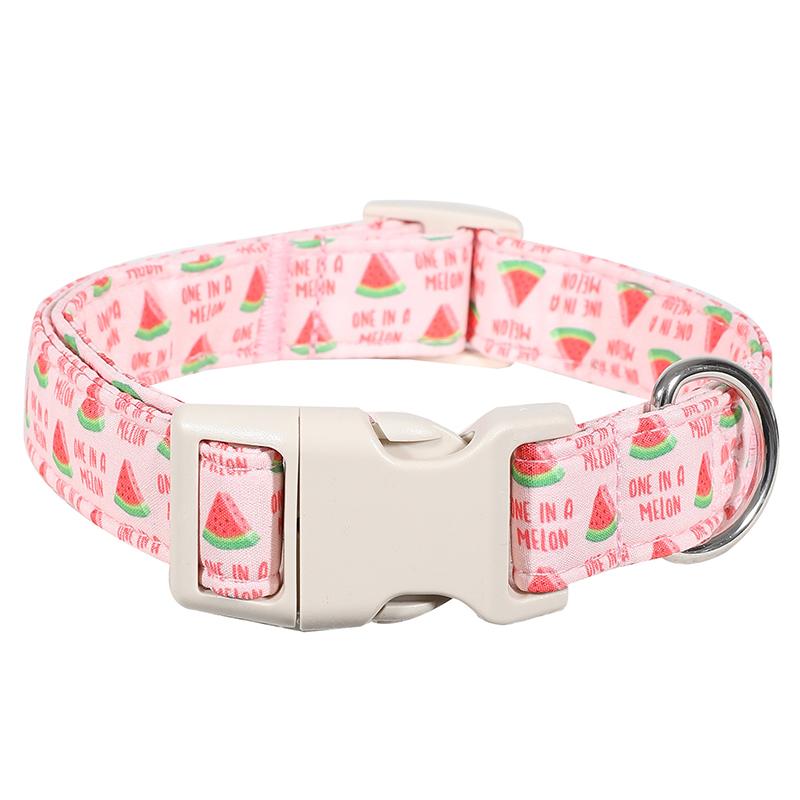 Adjustable Dog Collar Daisy Floral Dog Necklace Christmas Halloween Festival Pet Collars Chihuahua French Bulldog Dog Supplies