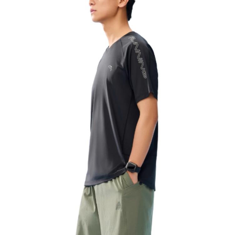 Anta Comfortable Breathable Versatile Casual Short Sleeve T-Shirt Unisex Tops 952525109-4