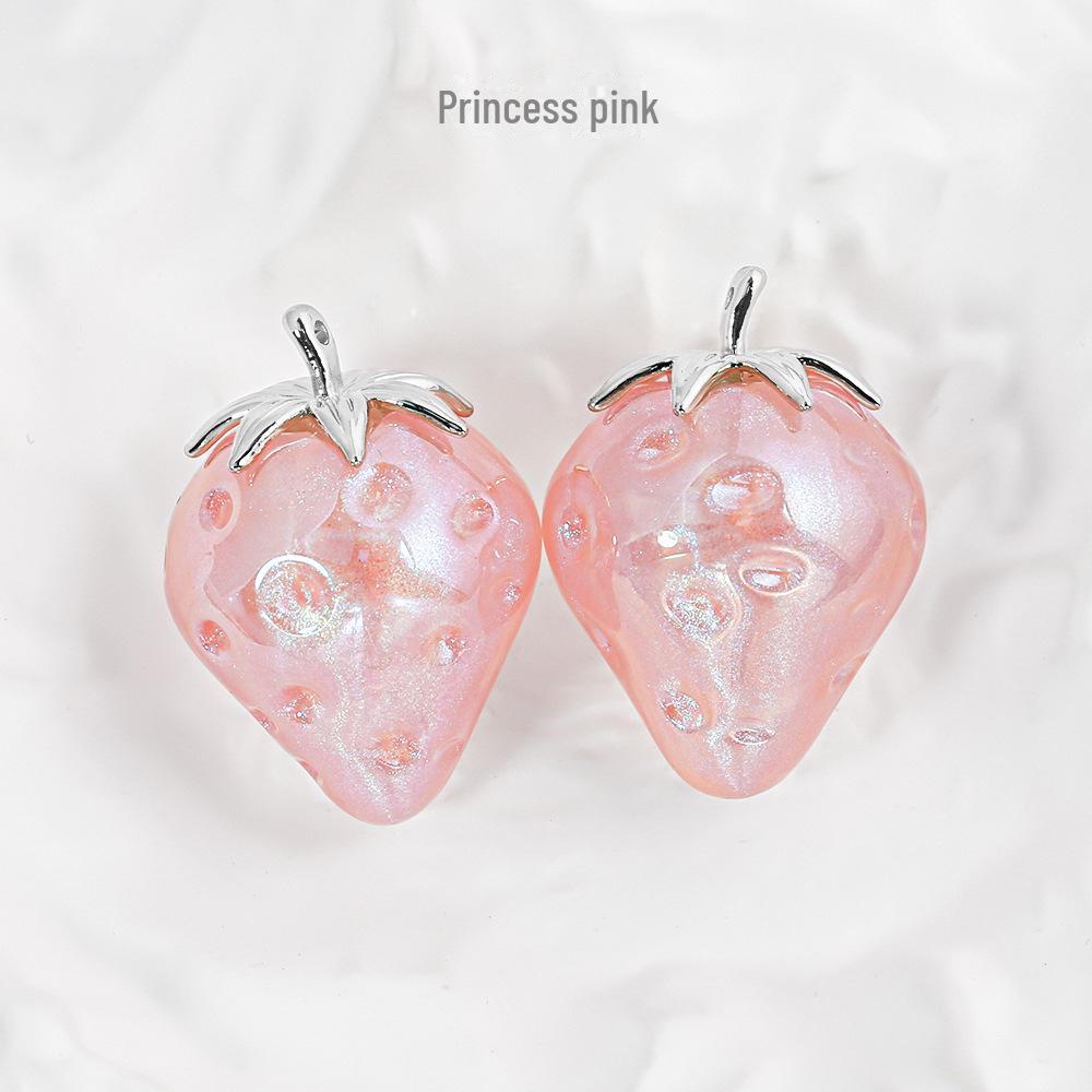 Heidi's Strawberry Alloy Resin Pendant Jewelry & Keychain Accessories