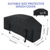 Winch Covers UV Protection Protector Adjustable Straps Oxford Waterproof Dust Cover for Snow Automobile Automotive Car Outdoor