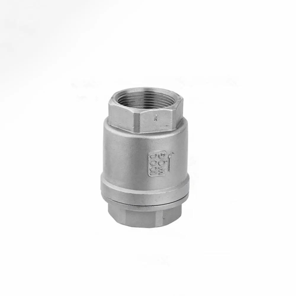 1/2" 3/4" 1" 2" BSPT Female Spring Check Valve Non Return 304 Stainless Steel Water Gas Oil