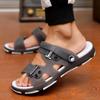Fashion Home Men Sandals Casual Durable Men Shoes Anti Skid Peep Toe Men Slippers Summer Shoes Sandalias Plus Size
