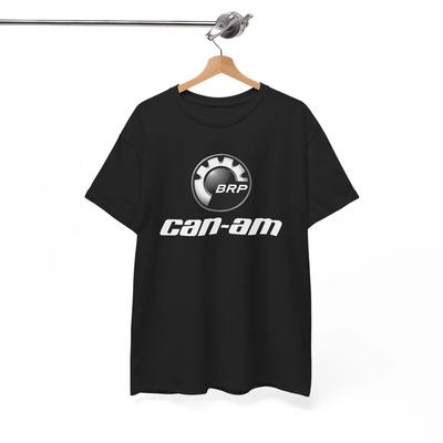 Camiseta con Logo Can Am BRP para Hombre Negra Divertida Tallas S a 5XL
