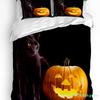 Thanksgiving Autumn Pumpkin Leaves 3pcs Bedding Set For Bedroom Double Bed Home Textile Duvet Cover Quilt Cover Pillowcase