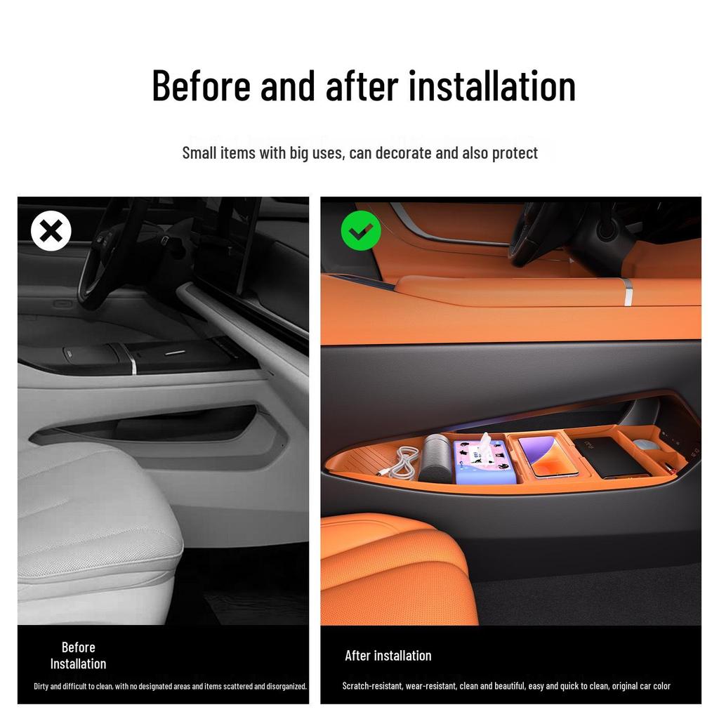Silikon-Aufbewahrungsbox für Buick Envision L7 - Mittelkonsolen-Organizer und Autozubehör