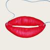 Realistic Red Lips Sausage Joke Prop for Funny Party Cosplay Halloween Gag Thick Novelty Accessory for Photo Booth