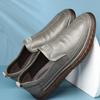 Men's Casual Shoes Handmade Loafers Classic Soft Sole Flats Slip On Shallow Driving Shoes Non-slip Business Male Leather Shoes