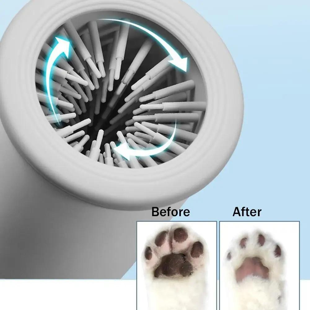 Fully Automatic Smart Pet Foot Washing Cup Low Noise Electric Paw Cleaner Quick Clean USB Powered Foot Cleaner for Pets