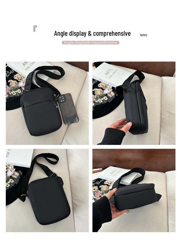 Men's and Women's Trendy Sports Messenger Bag - Casual Mobile Phone Shoulder Bag