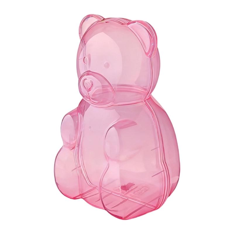 Bear Shape Candy Storage Container Craft Of ABS Plastic With Tight Seal Lid For Kitchen Organization