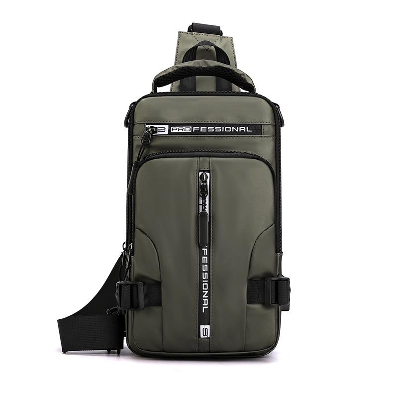 Vielseitige wasserdichte Crossbody-Brusttasche für Herren - Trendig, Lässig, Kleiner Rucksack aus Weltraumstoff