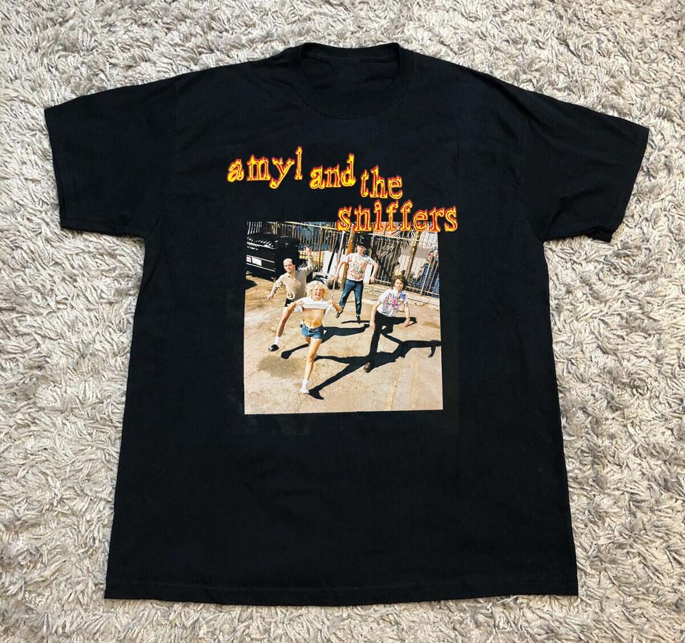 

RARE! Amyl and the Sniffers Black Cotton Unisex S-5XL Shirt HD375 Unisex T-Shirt L