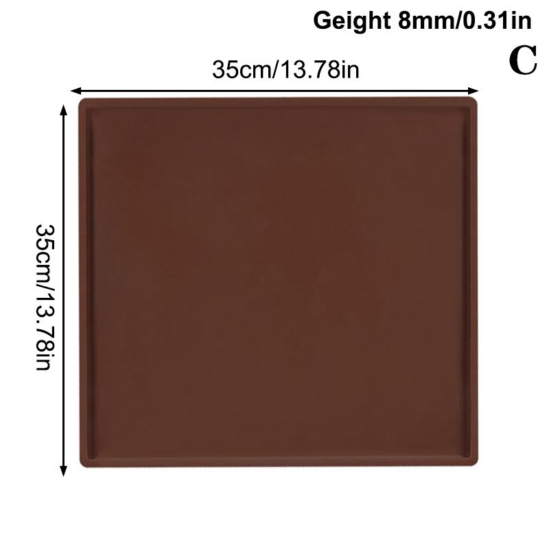 1 st Multifunktionell Silikon Tårtrulle Matta Non-Stick Bakplåt Bricka Form Målad Pad Konditori Schweizisk Rulle Bakform Verktyg