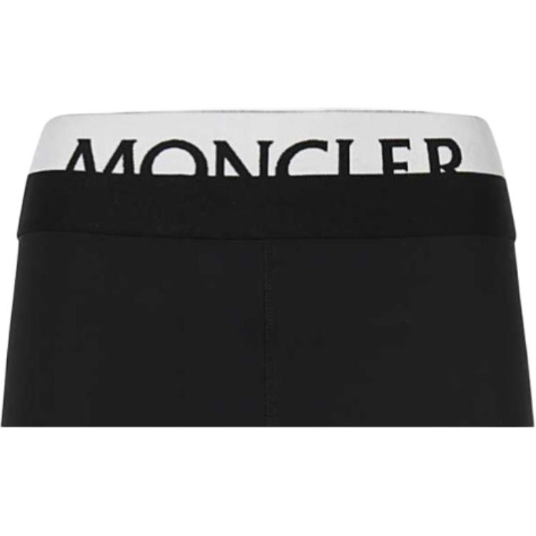 Moncler Leggings Black Women Bottoms 8H744-10-899A6-999