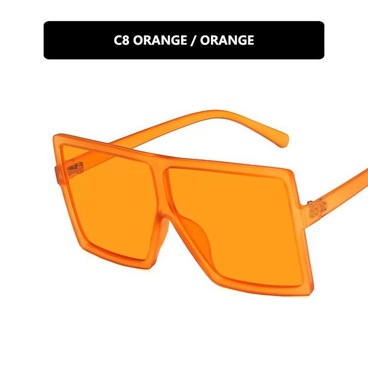 Retro Large Square Frame Sunglasses - European & American Street Style 2020