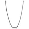 Emporio Armani Original Design Stainless Steel Necklace Men and Women Same Style Couple Model Silver Silver F Basic Packaging-brand Original Box
