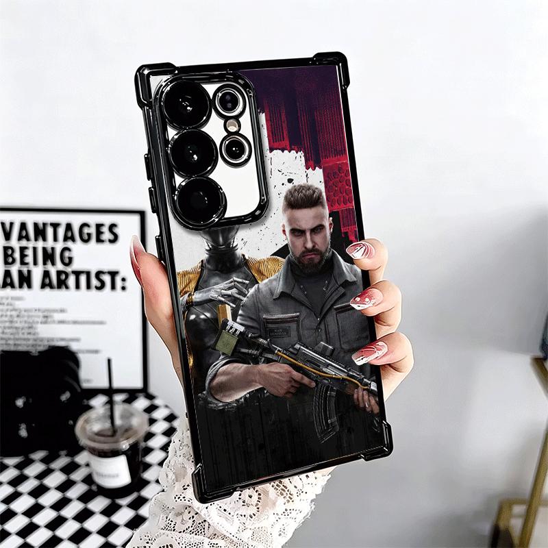 Atomic Heart Game Plating Phone Case For Samsung Galaxy S24 S25 FE S26 Edge S23 Ultra S22 S21 Plus S20 Anti-Fall Airabag Cover