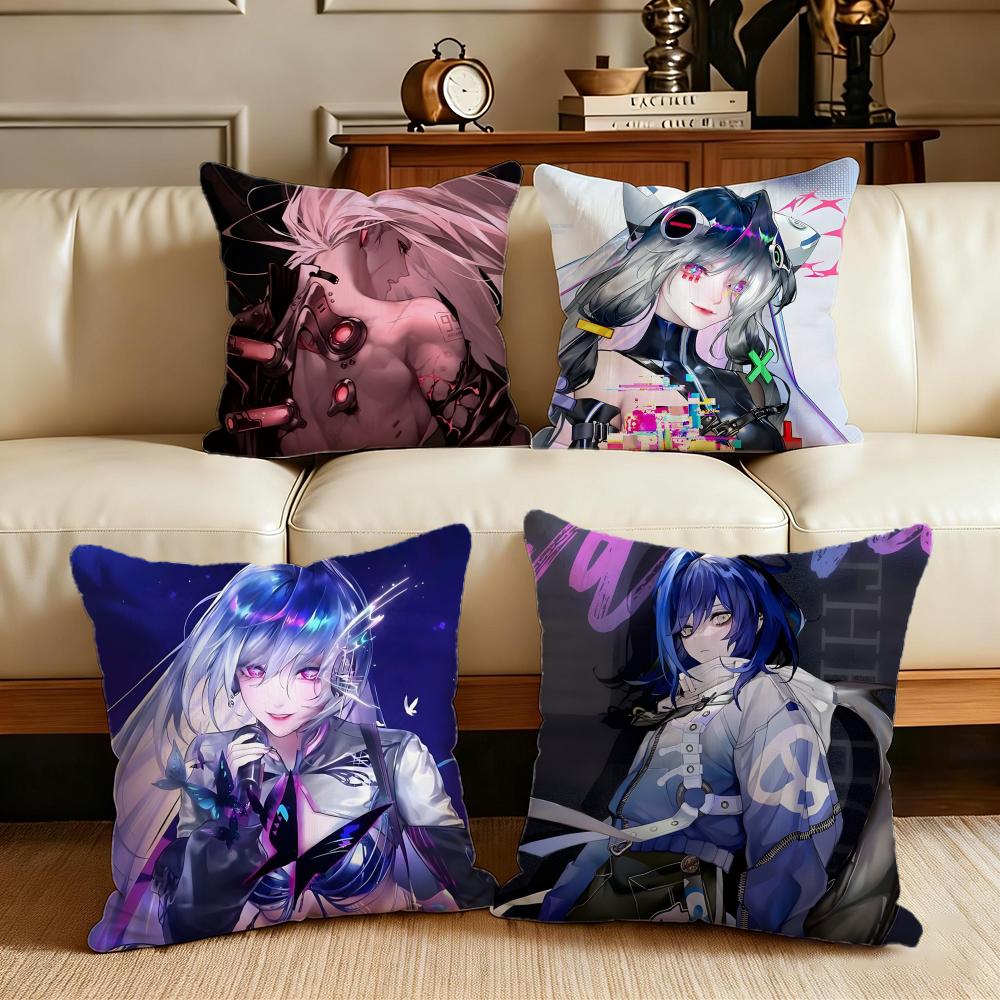 Dunkler Pfad ins Nichts Kissenbezug Kissenbezug Set 4 Stück 50x50 45x45 40x40 Kissenbezug Dekorativ Sofa Heimdekoration
