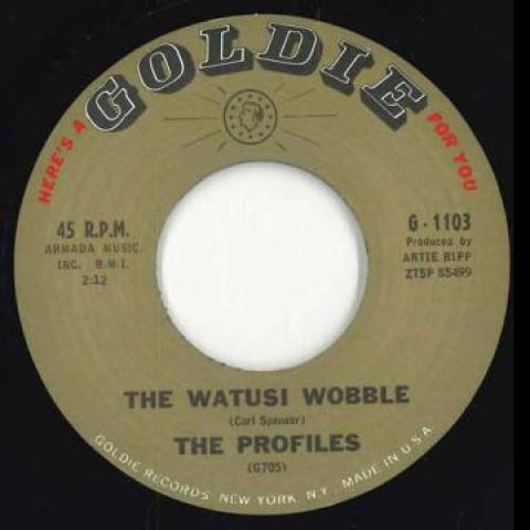 

7inch Record PROFILES - The Watusi Wobble G1103 Goldie Records 1962 UK Blues