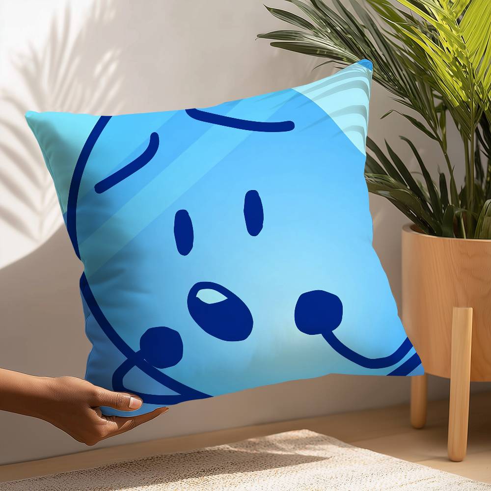BFDI Battle for D-Dream Island Pillow Case Plush Fabric Soft Pillowcase Double Sided Print Cushion Cover Household Gifts
