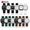 Oufanni Student Exam Watch: Silent Quartz Square Wristwatch with Night Light for Boys & Girls
