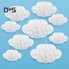 Cloud Hanging Honeycomb Decoration 3D Artificial Clouds Honeycomb Ornaments for Wedding Birthday Nursery Room Baby Shower Decor
