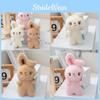 Rabbit Keychain Plush Backpack With Soft Stuffed Animal For Kids Decoration