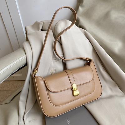 Retro Underarm Bag Method Stick Bag Women'S Simple Shoulder Women'S Bag Versatile Niche Design Medieval Handbag
