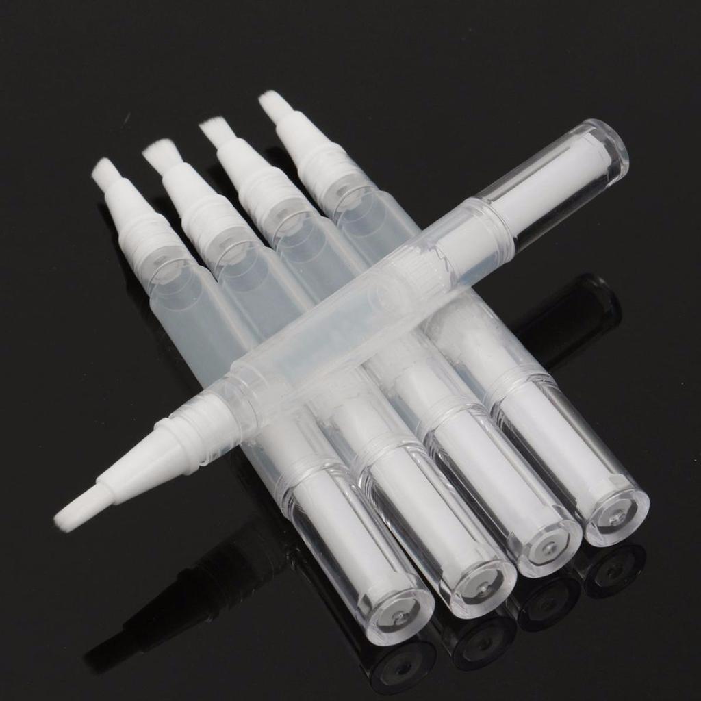 YH 5 Pcs Cuticle Oil Container with Brush Lip Balm Nail Polish Tube Empty Twist Cosmetic Container