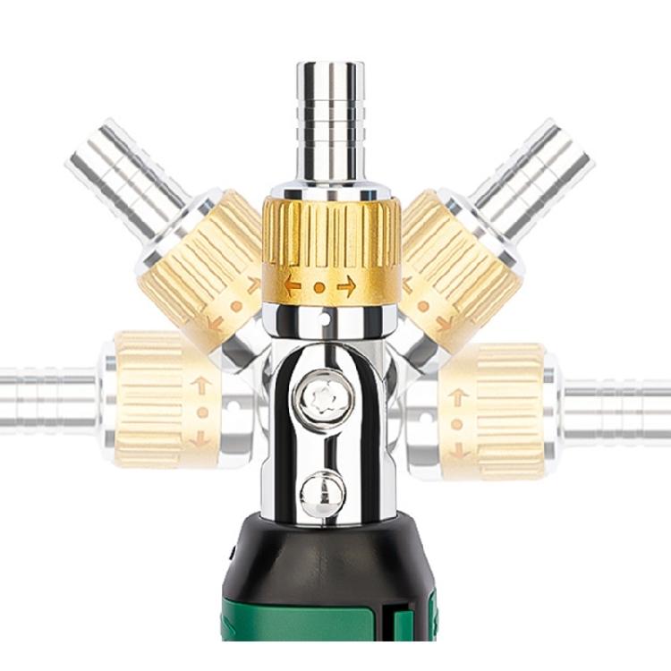 Ratcheting Screwdriver Bit 14 Tip 360 Degree Rotating Head Carbon Steel Construction Comfortable Grip For Prolonged Use