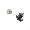 Rustic Scenic Wrought Iron Sculpture Plaque 3D Hanging Bookend Pendants for Office Living Room