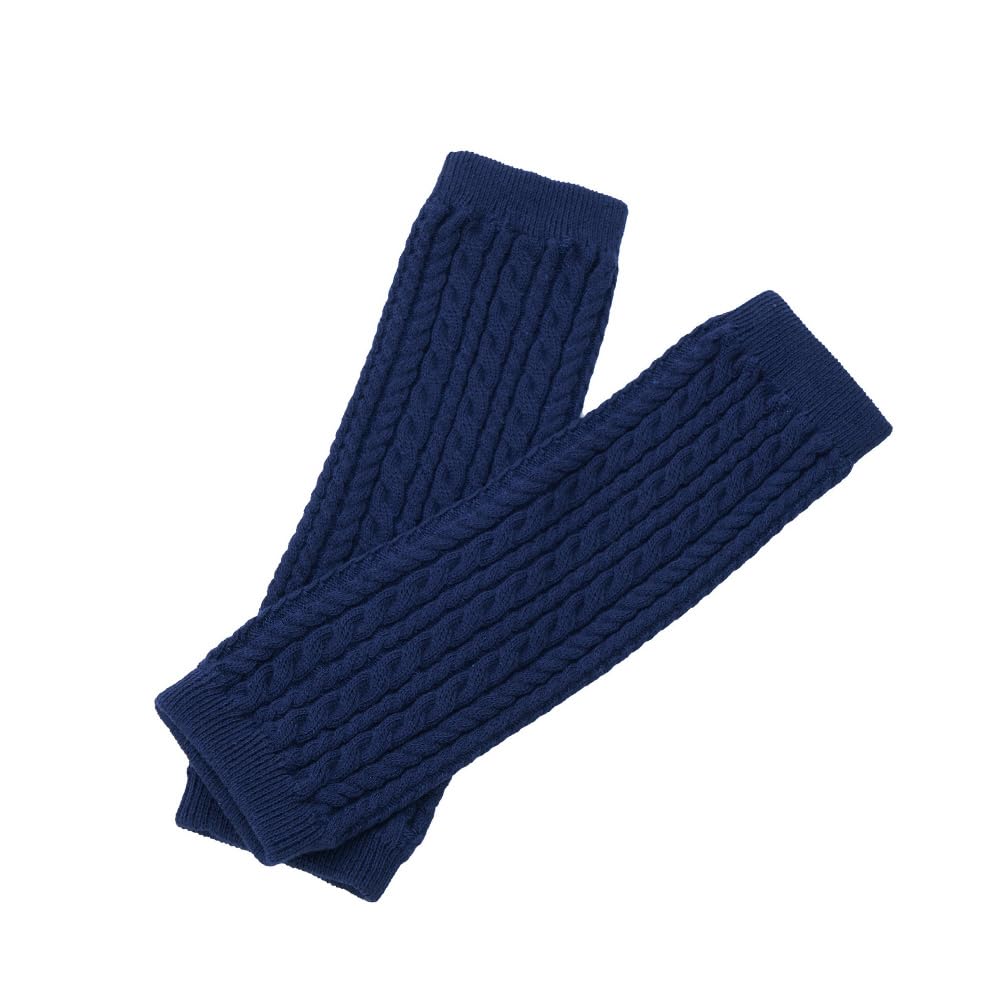 

Mizuno Breath Thermo Кабельной вязки Ноги Влагоотводящие Теплогенерирующие Защитные Гетры Свободного размера Теплые, Для улицы, B2JXA701, Женские, Темно-синий,