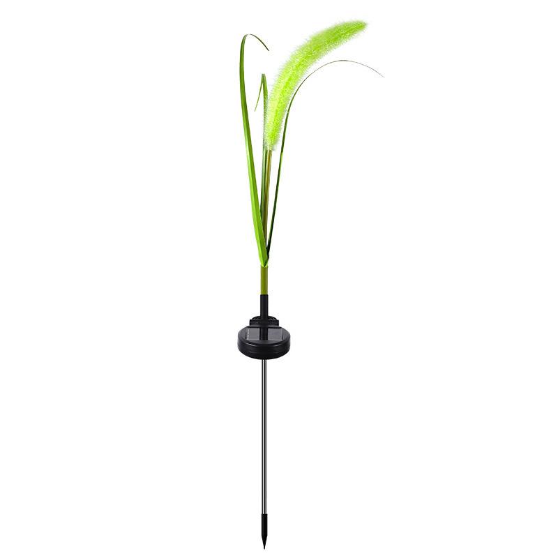 2026 New Solar LED Light Outdoor Street Garden Light Waterproof  Dog Tail Grass Fiber Optic Ground Plug Light for Country House Christmas Decorations