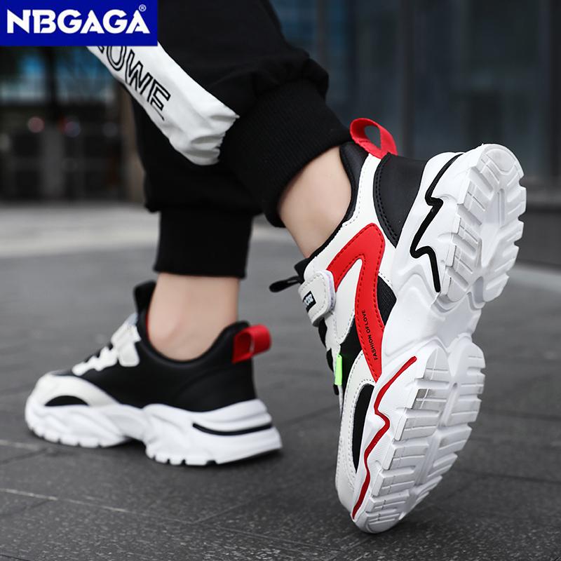 Sport Mädchen Freizeitschuh Leder 5-16 Jahre Junge Tennisschuh Outdoor Kinder Laufschuh Sneaker Anti Rutsch Weiche Sohle Wanderschuhe