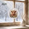 Acrylic Hanging Ornament Bird Decor, 2D Animal Shaped for Home, Transparent Wall Art Bedroom Office, Romantic Couple Gift Series